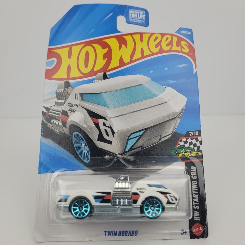 2026 Hot Wheels Twin Dorado White 100/250 HW Starting Grid Series 7/10